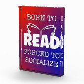 Geboren zu lesen Forciert zu sozialisieren Fotoblock (Rechts)