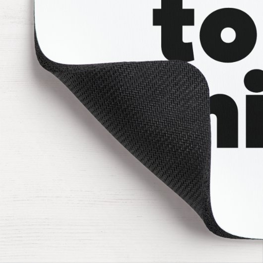 Geboren zu mild mousepad (Ecke)