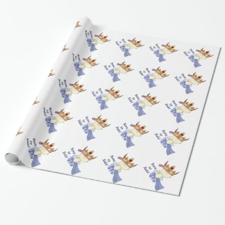 Geboren zu Regel-Baby Jungen mit Geschenkpapier
