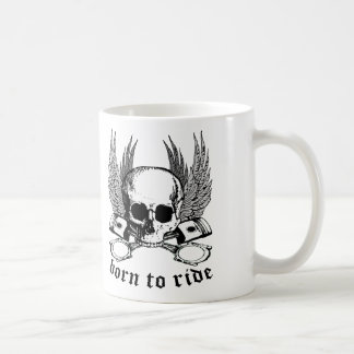 Geboren zu reiten kaffeetasse