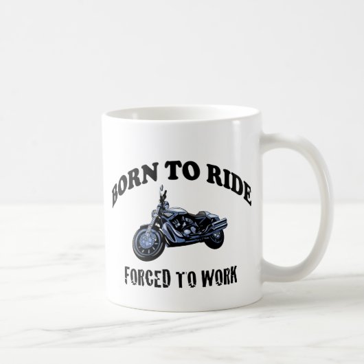 GEBOREN ZU REITEN KAFFEETASSE (Rechts)