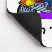 Geboren zu reiten mousepad (Ecke)