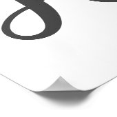 Geboren zu reiten Tierliebhaber Wortkunst Poster (Ecke)