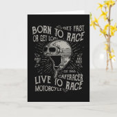 Geboren zu rennen karte (Gelbe Blume)