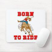Geboren zu Ride CowGirl Mousepad (Mit Mouse)