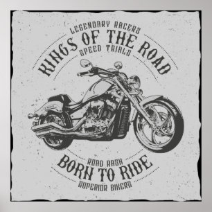Geboren zu Ride Wallart Poster