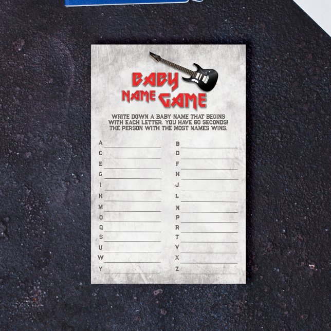 Geboren zu Rock - Baby Name Game (Von Creator hochgeladen)