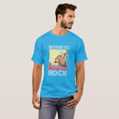 Geboren zu Rock (bearbeitbarer Text) Gesangsunterg T-Shirt (Vorne ganz)