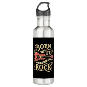 Geboren zu Rock Electric Guitar Edelstahlflasche