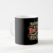 Geboren zu Rock Electric Guitar Kaffeetasse (Vorderseite Links)