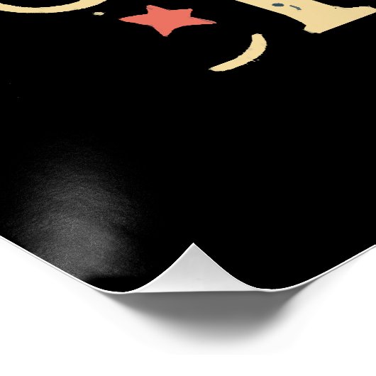 Geboren zu Rock Electric Guitar Poster (Ecke)