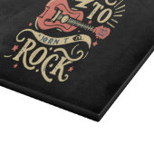 Geboren zu Rock Electric Guitar Schneidebrett (Ecke)