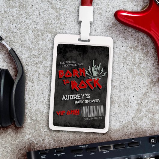 Geboren zu Rock - VIP Zugang Ausweis