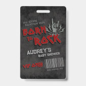 Geboren zu Rock - VIP Zugang Ausweis (Vorderseite)