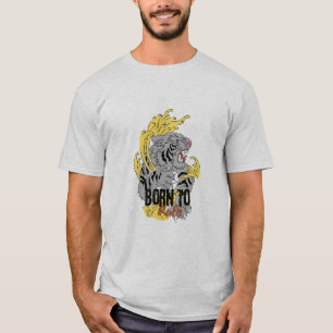 Geboren zu Rule Fierce Tiger Men's Graphic T - Shi T-Shirt