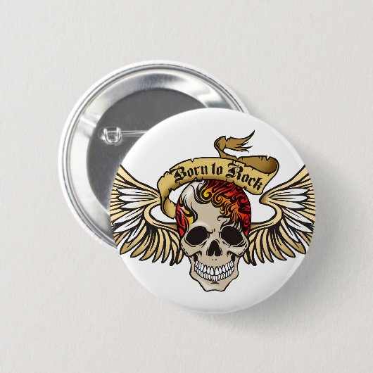 geboren zu schaukeln button (Vorne & Hinten)