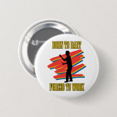 Geboren zu schießen button (Vorne & Hinten)