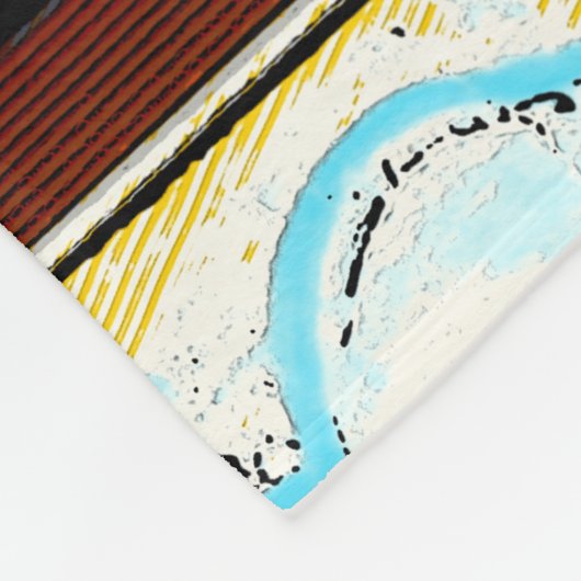 Geboren zu Scoot - Rollertrick stunt Fleecedecke (Ecke)