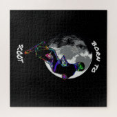 Geboren zu Scoot- Scooter und Mond Puzzle (Horizontal)