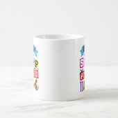 Geboren zu Scrap Forciert to Work Scrapbooking Kaffeetasse (Mittel)