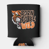 Geboren zu sein - Tiger Art Dosenkühler (Rückseite)