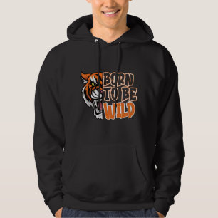 Geboren zu sein - Tiger Art Hoodie