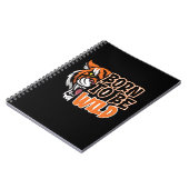 Geboren zu sein - Tiger Art Notizblock (Linke Seite)