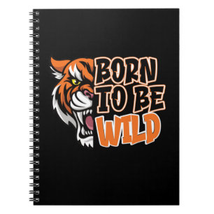 Geboren zu sein - Tiger Art Notizblock