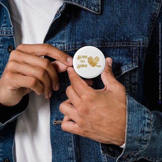 Geboren zu Shine Button von Poet Adiela Akoo