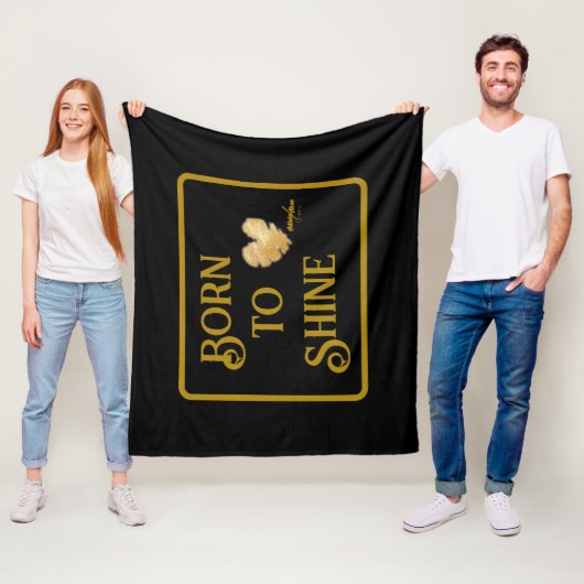Geboren zu Shine Fleece Blanket (Beispiel)