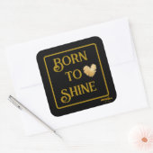 Geboren zu Shine Stickers von Poet Adiela Akoo (Umschlag)
