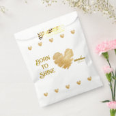 Geboren zu Shine White Gunst Bags Geschenktütchen (Versiegelt)