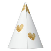 Geboren zu Shine White Party Hats Partyhütchen (Rückseite)