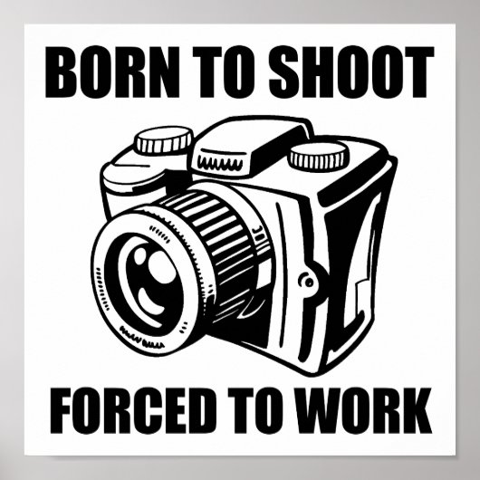 Geboren zu Shoot Funny Poster (Vorne)