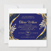 Geboren zu Sparkle - Niedlich 4. Juli Party Einlad Einladung (Rückseite)