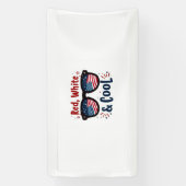 Geboren zu Sparkle Patriotic Banner (Vertikal)