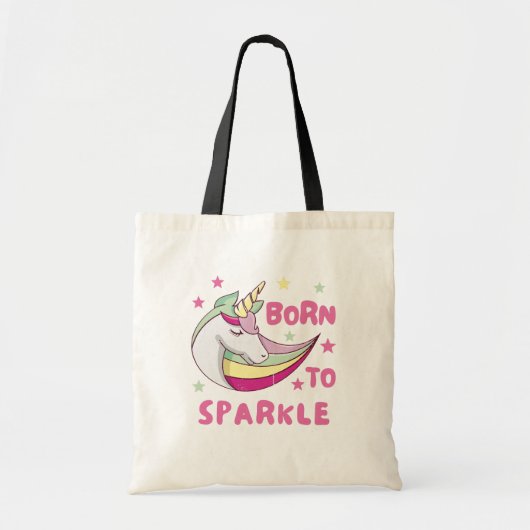 Geboren zu Sparkle Tragetasche (Vorne)