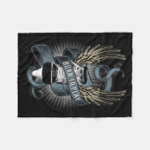 Geboren zu spielen II Fleece Blanket (Vorderseite (Horizontal))