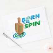 Geboren zu spinnen rechteckiger aufkleber (Umschlag)