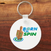 Geboren zu spinnen schlüsselanhänger (Vorderseite)