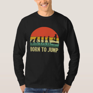 Geboren zu springen Trampolin Jumping Trampolin Gy T-Shirt