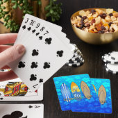 Geboren zu surfen spielkarten (In Situ)