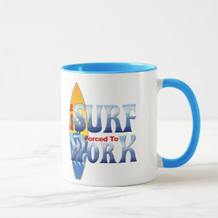 Geboren zu surfen tasse