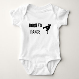 Geboren zu tanzen baby strampler