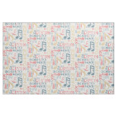 Geboren zu tanzen Blau/Rot/Gold ID277 Stoff (Fat Quarter (45,7 x 55,9 cm))