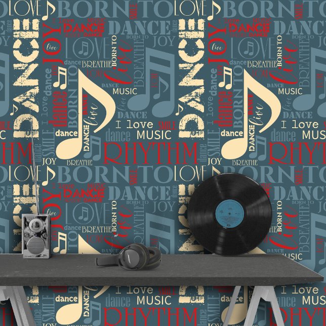 Geboren zu tanzen Blau/Rot/Gold ID277 Tapete (Von Creator hochgeladen)