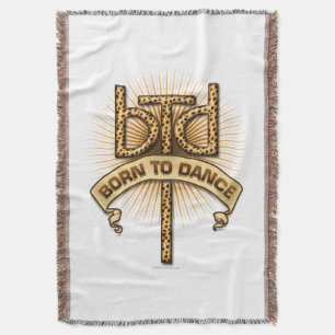 Geboren zu tanzen Throw Blanket Decke
