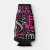 Geboren zu Tanzpink ID277 Flaschenkühler (Vorderseite)