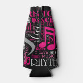 Geboren zu Tanzpink ID277 Flaschenkühler (Rückseite)