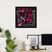 Geboren zu Tanzpink ID277 Poster (Heimbüro)